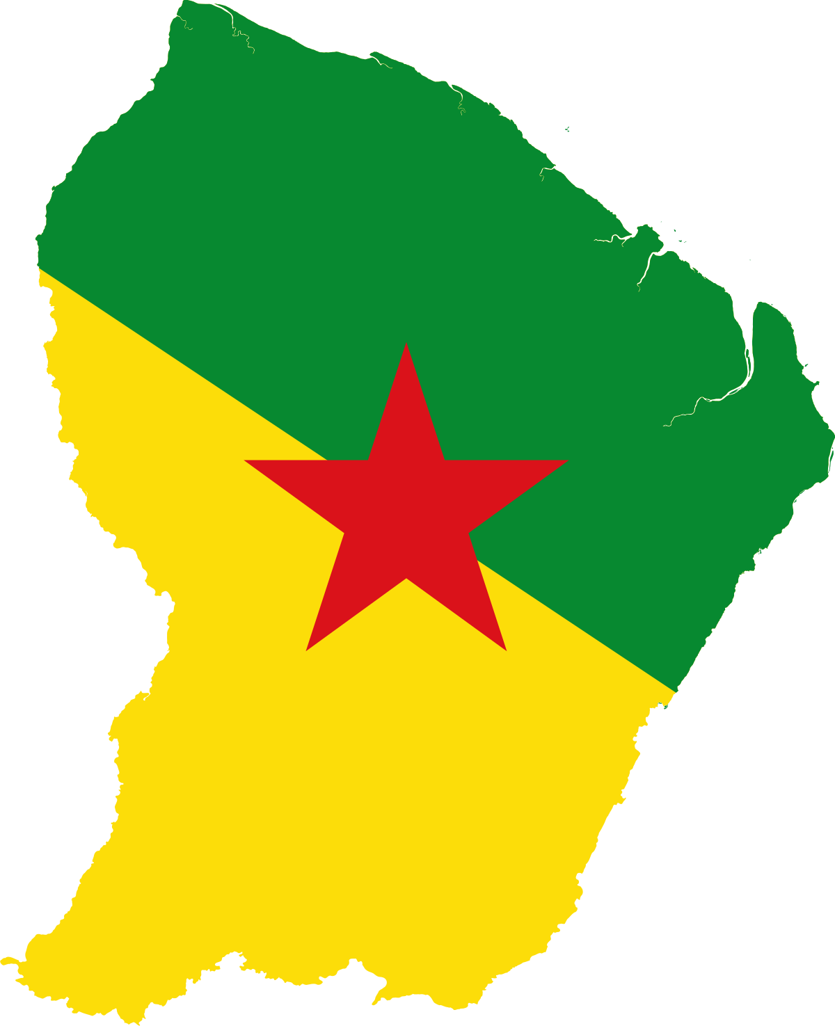 Carte Guyane